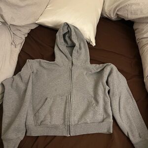 TNA boyfriend Cozy Heather Gray Hoodie